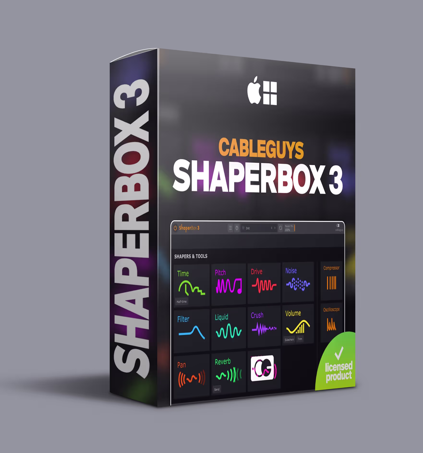 Cableguys ShaperBox 3 VST – 10 Shaper Effects Plugin Cover Art