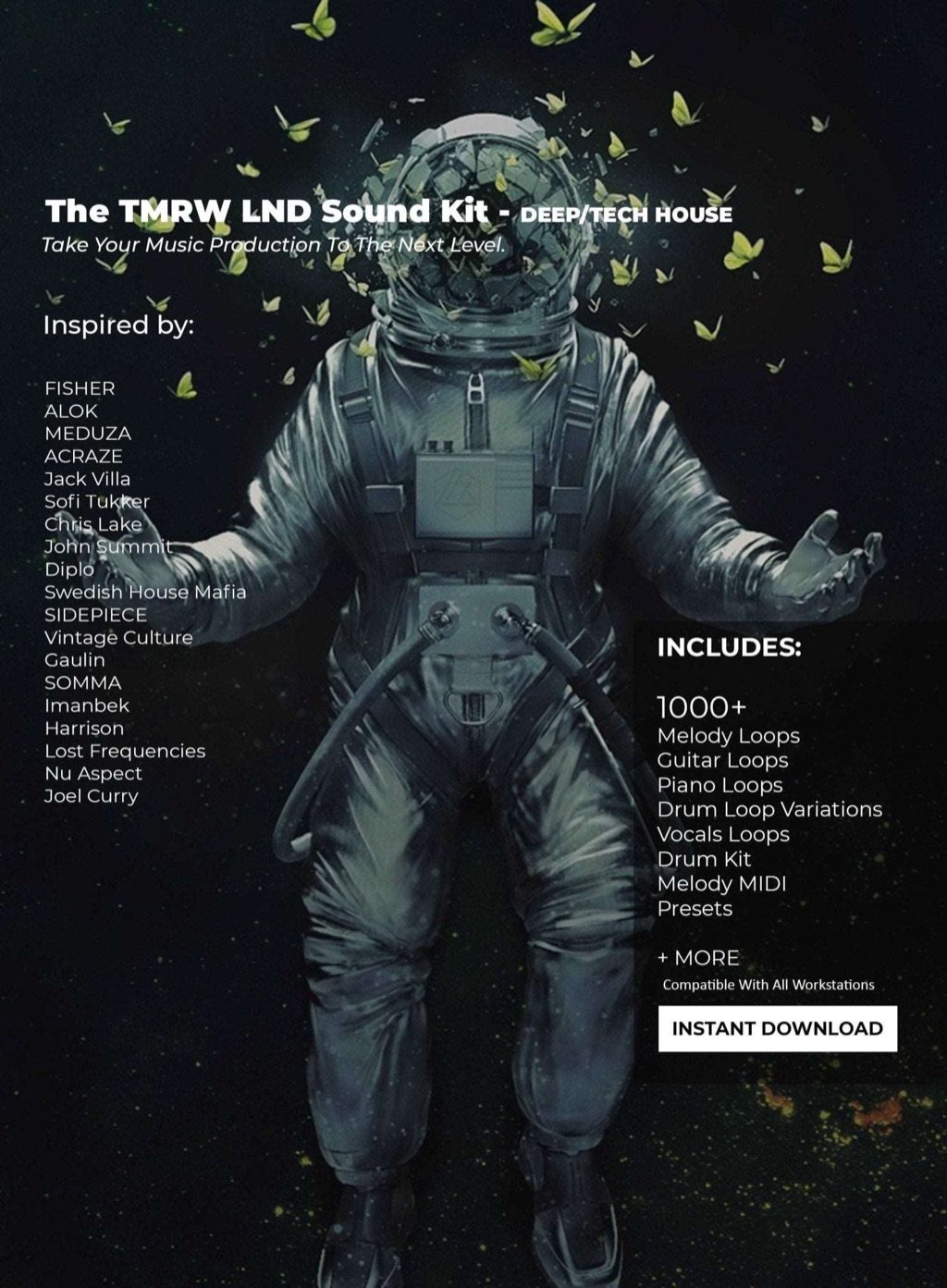 Jx Studios TMRW LND DEEP/TECH HOUSE Sound Kit cover artwork